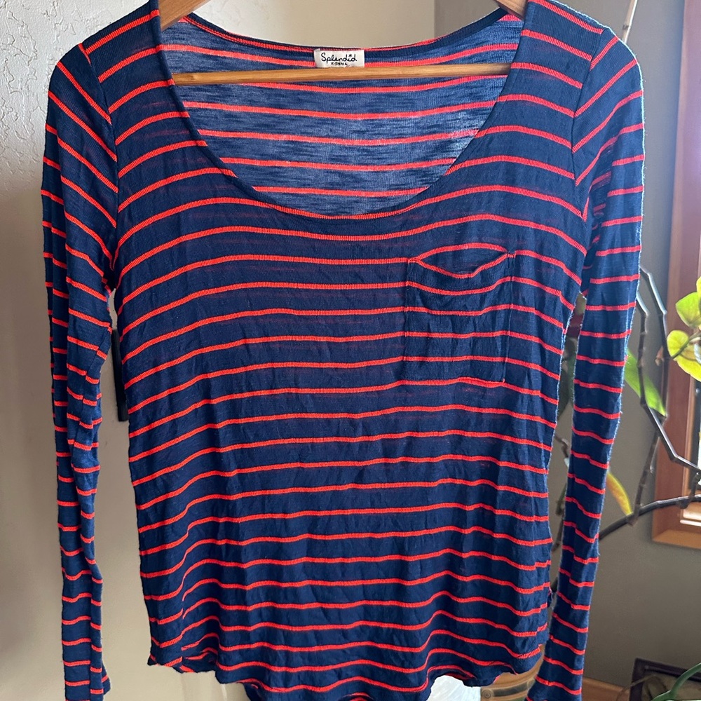 Cute Striped Top, By, “Spendid.” XS